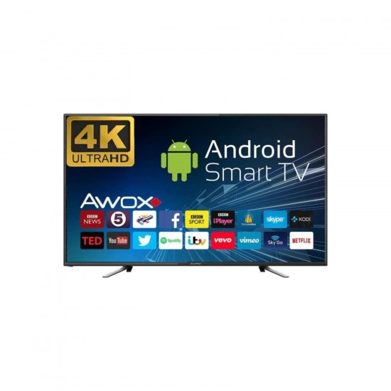 Awox U5100 50" 127 Ekran Uydu Alıcılı 4K Ultra HD Smart D-LED TV (TEŞHİR ÜRÜNÜ) 2YIL GARANTİLİ ÜCRETSİZ TESLİMAT---4400TL--